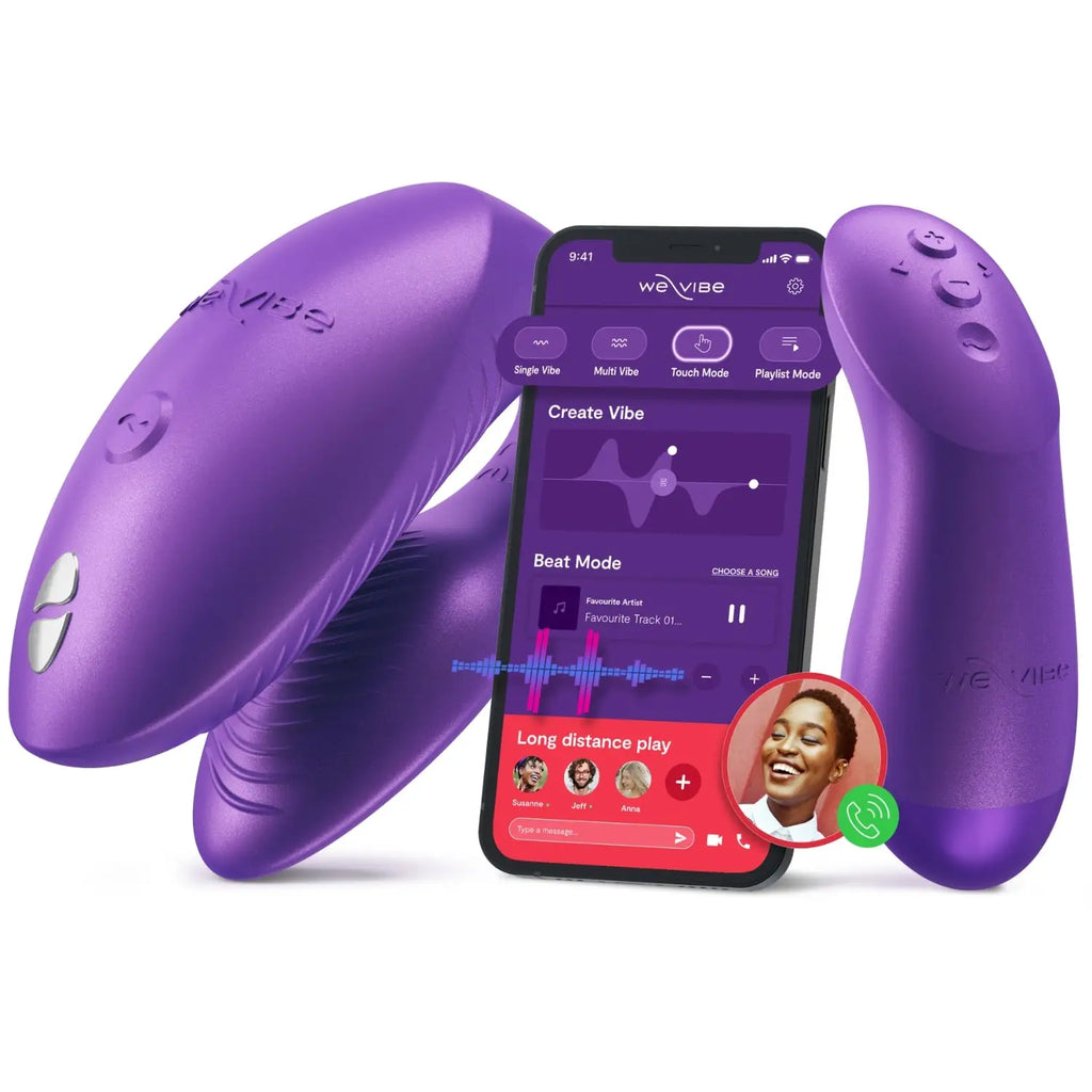 Purple Chorus Pro Couples Vibrator with Remote
