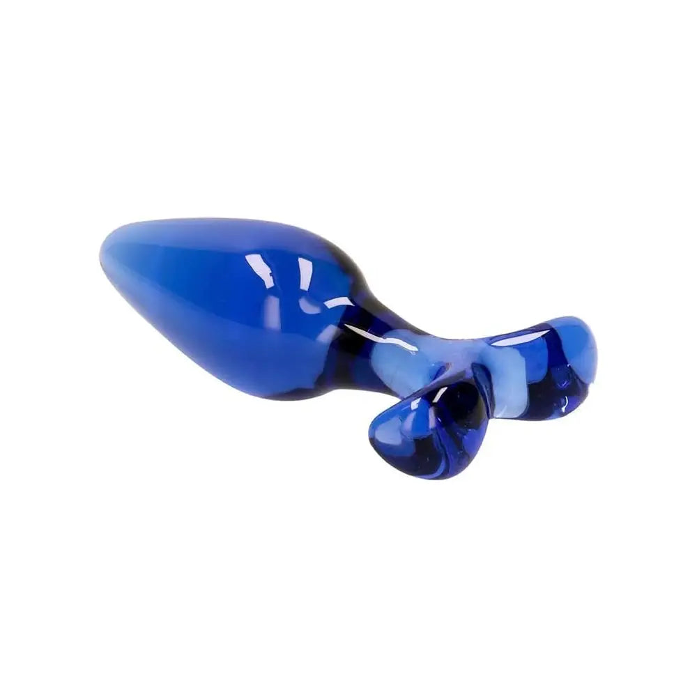 Chrystalino Expert Glass Butt Plug - Blue