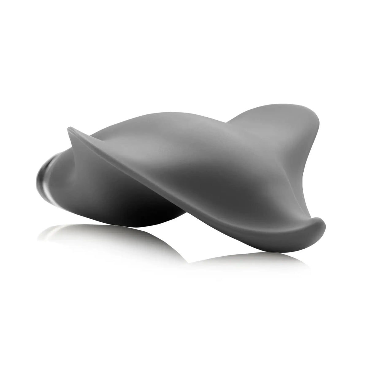 Clandestine Devices Mimic Plus Vibrator - Rechargeable Palm Massager with Precision Tip Gray