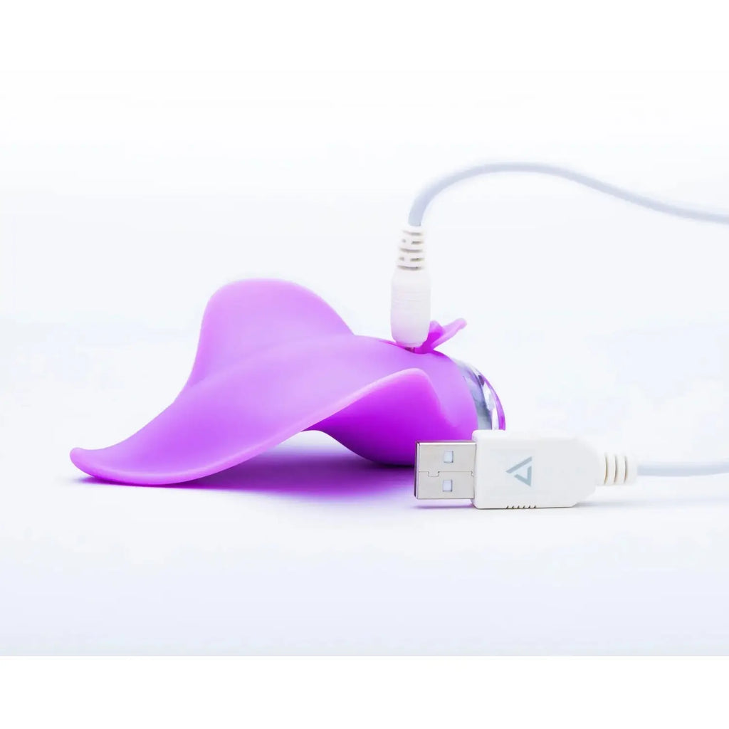 Clandestine Devices Mimic Vibrator - Rechargeable Flexible Wing Massager with 8 Patterns