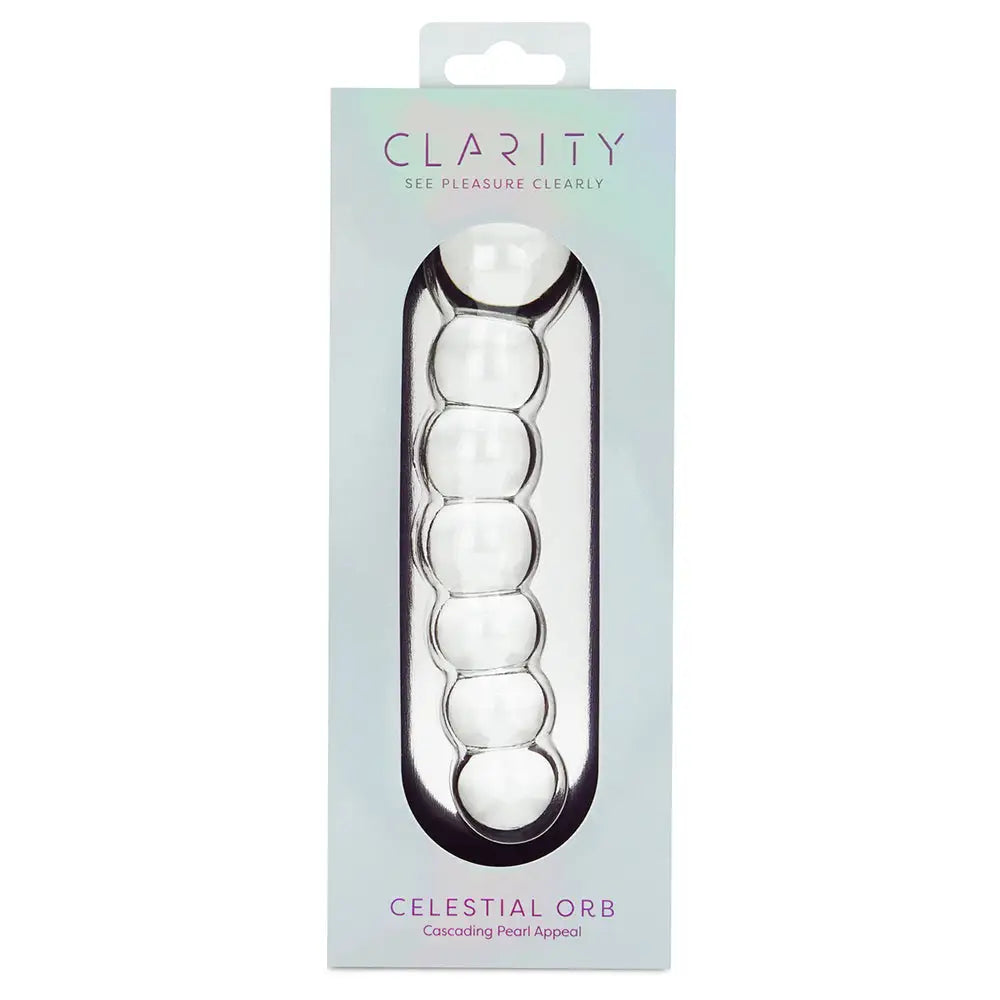 Clarity Celestial Orb Glass Dildo