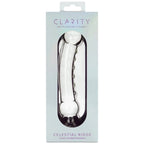 Clarity Celestial Ridge Glass Dildo