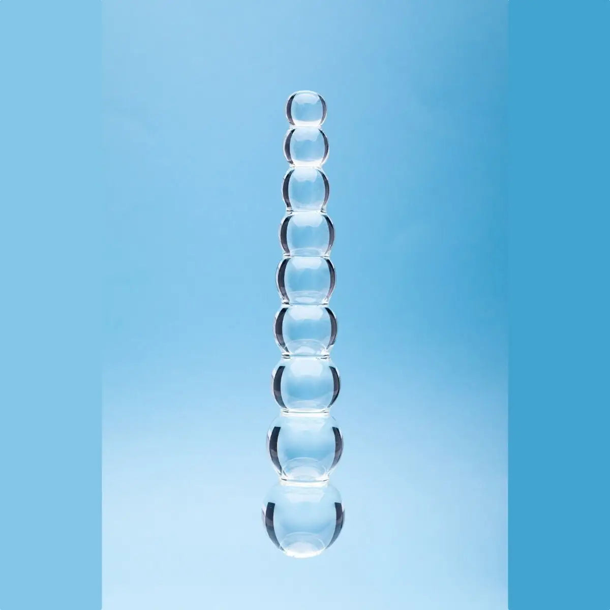 Clarity Elysian Pearls Glass Dildo