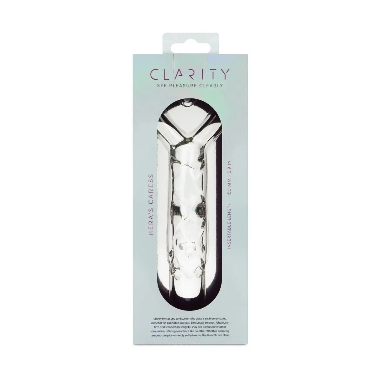 Clarity Hera’s Caress Glass Dildo