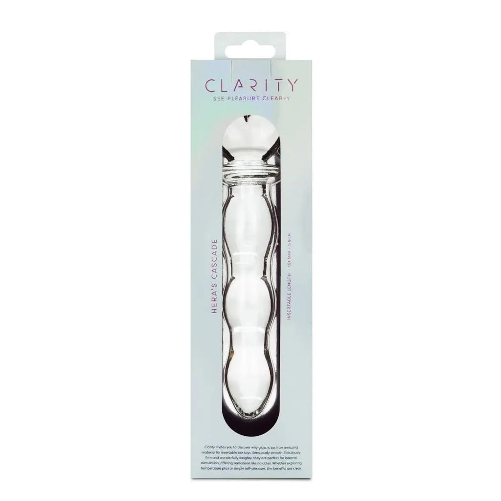 Clarity Hera’s Cascade Glass Dildo