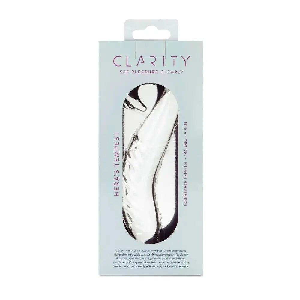 Clarity Hera’s Tempest Glass Dildo