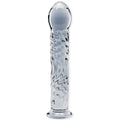 Clarity Seraphic Ripple Glass Dildo
