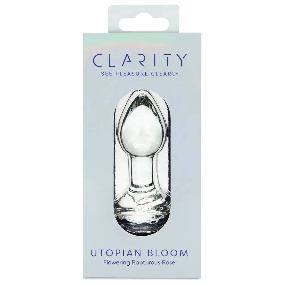 Clarity Utopian Bloom Glass Plug