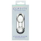 Clarity Utopian Bloom Glass Plug
