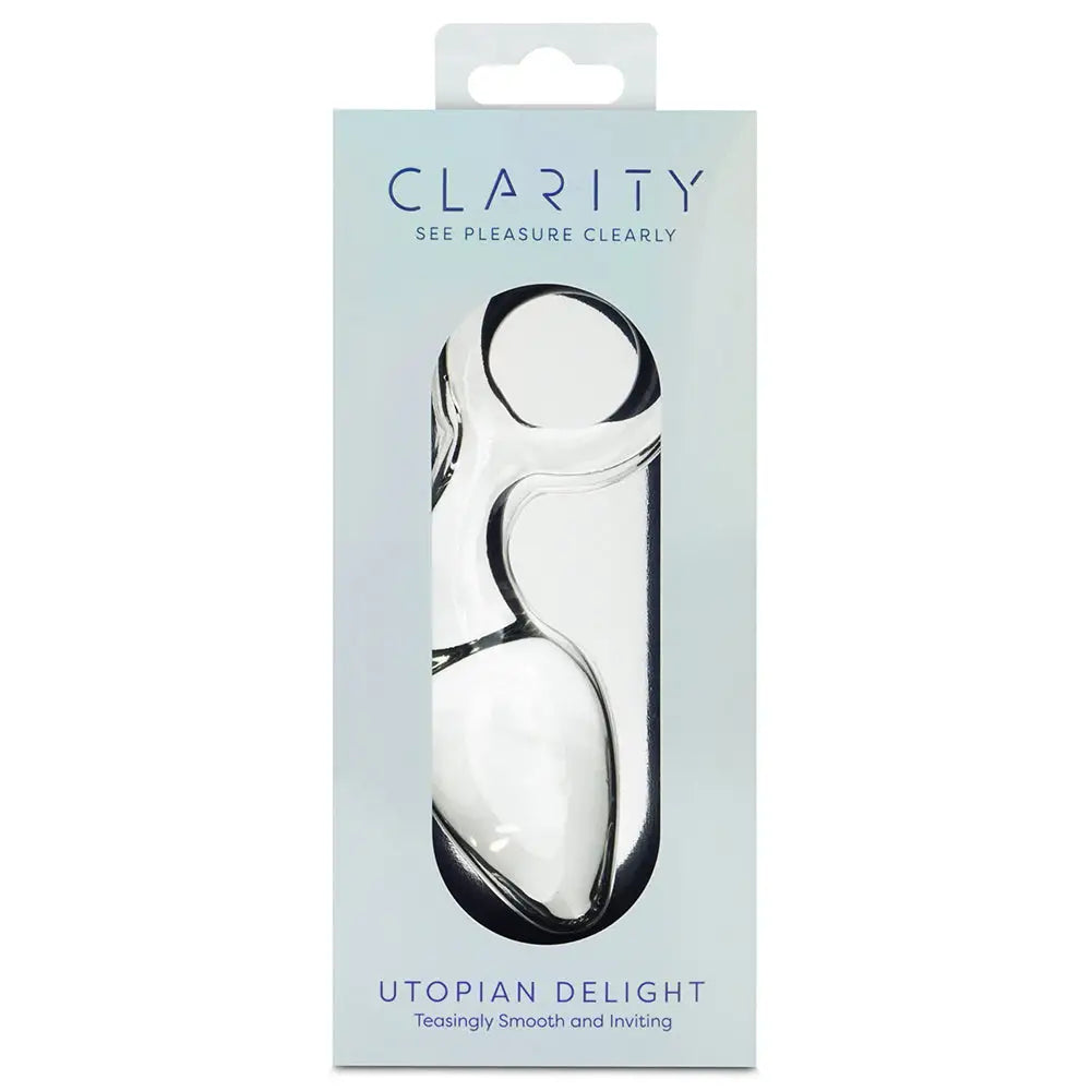 Clarity Utopian Delight Glass Plug