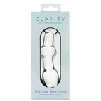 Clarity Utopian Mystique Glass Anal Dildo