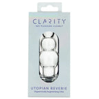 Clarity Utopian Reverie Beaded Glass Plug
