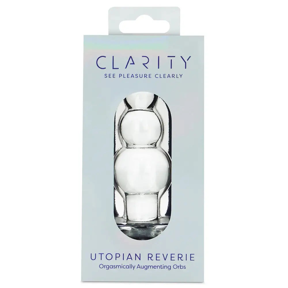 Clarity Utopian Reverie Beaded Glass Plug
