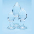 Clarity Utopian Trinity 3-Piece Glass Butt Plug Set