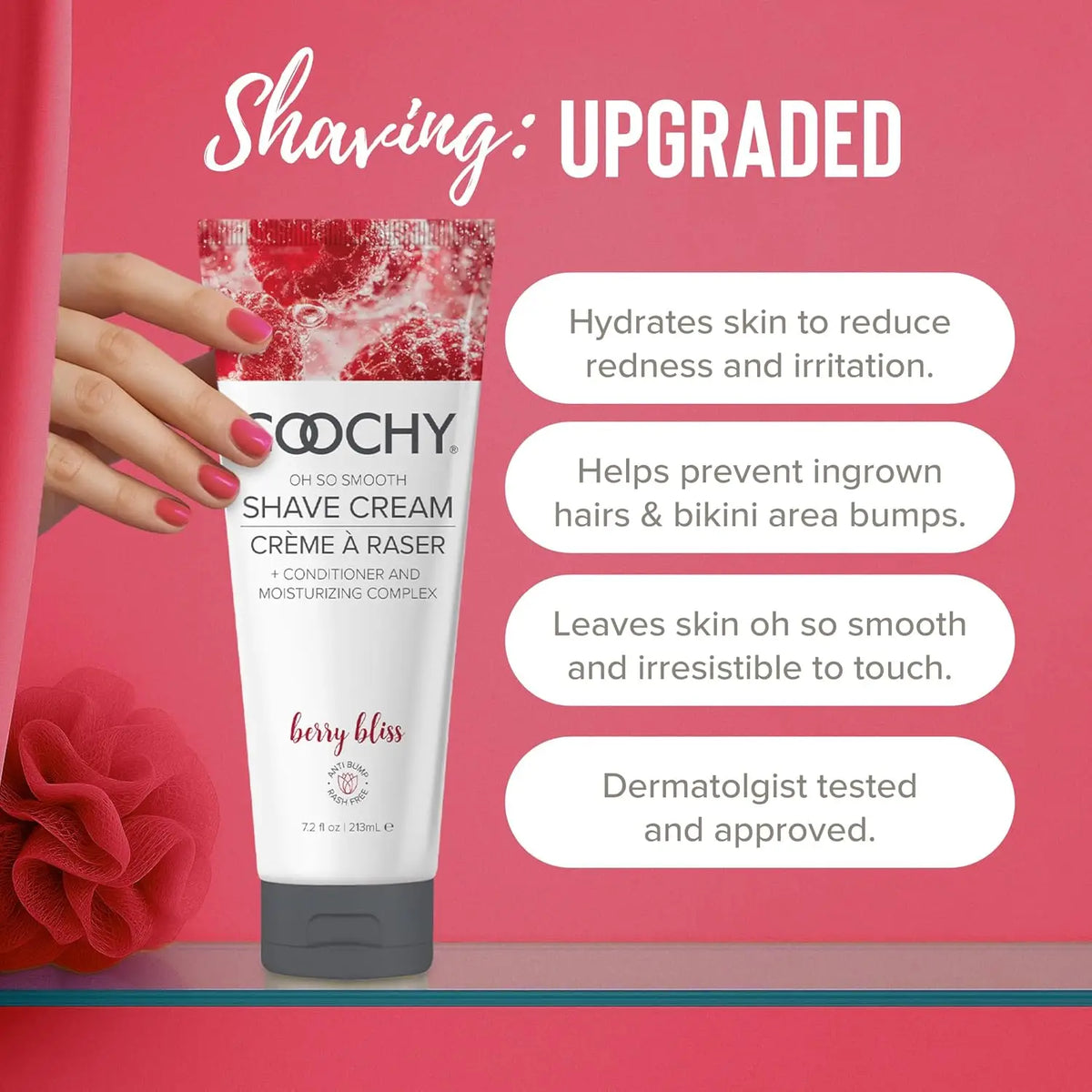 Classic Brands Coochy Oh So Smooth Shave Cream - Anti-Bump & Rash-Free