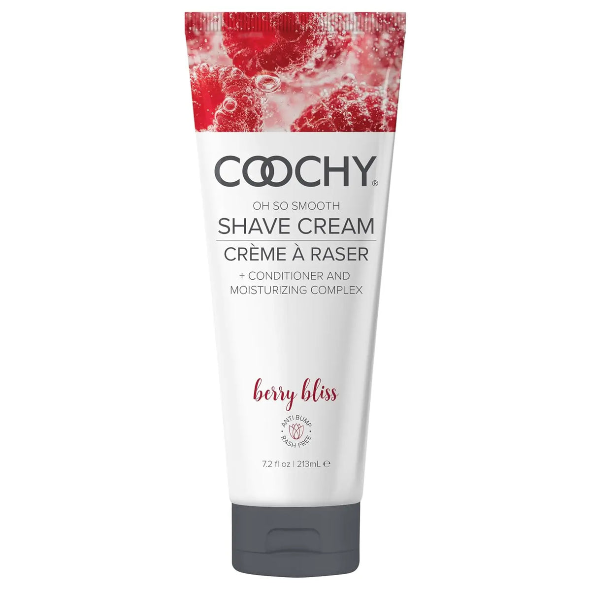 Classic Brands Coochy Oh So Smooth Shave Cream - Anti-Bump & Rash-Free Berry Bliss
