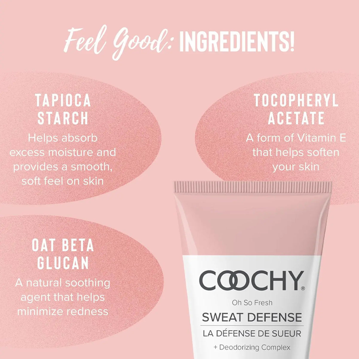 Classic Brands Coochy Sweat Defense Lotion-to-Powder - Talc-Free Intimate Care 3.4 fl. oz.