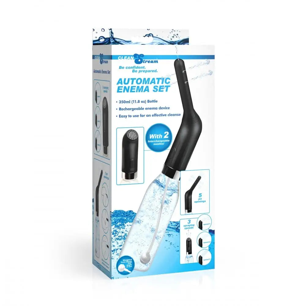 XR Brands® Clean Stream® Automatic Enema Set Rolik®
