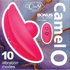Cloud 9 Novelties™ Camel O Vibrator with Remote Hot Pink