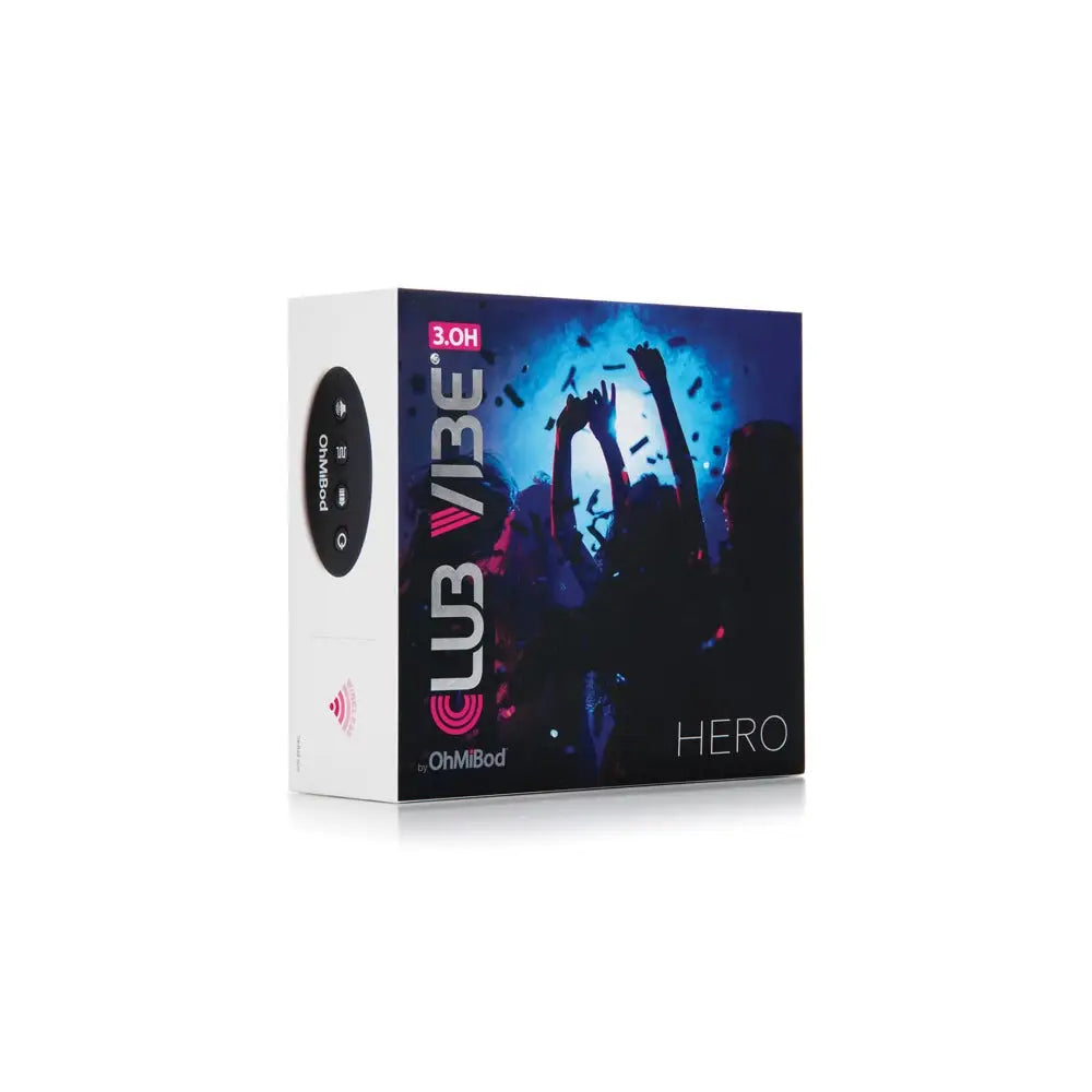 Club Vibe 3.0H Hero Remote Vibrating Plug - Black - Butt