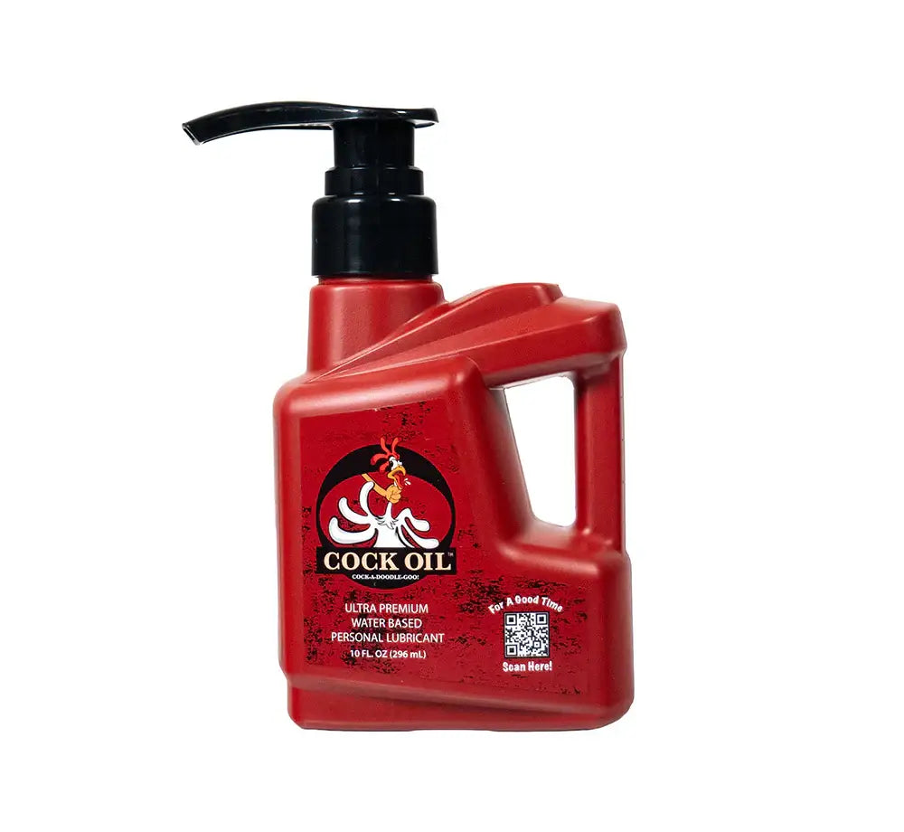 Cock Oil Ultra Premium Water-Based Lubricant 10 oz. Pump Bottle