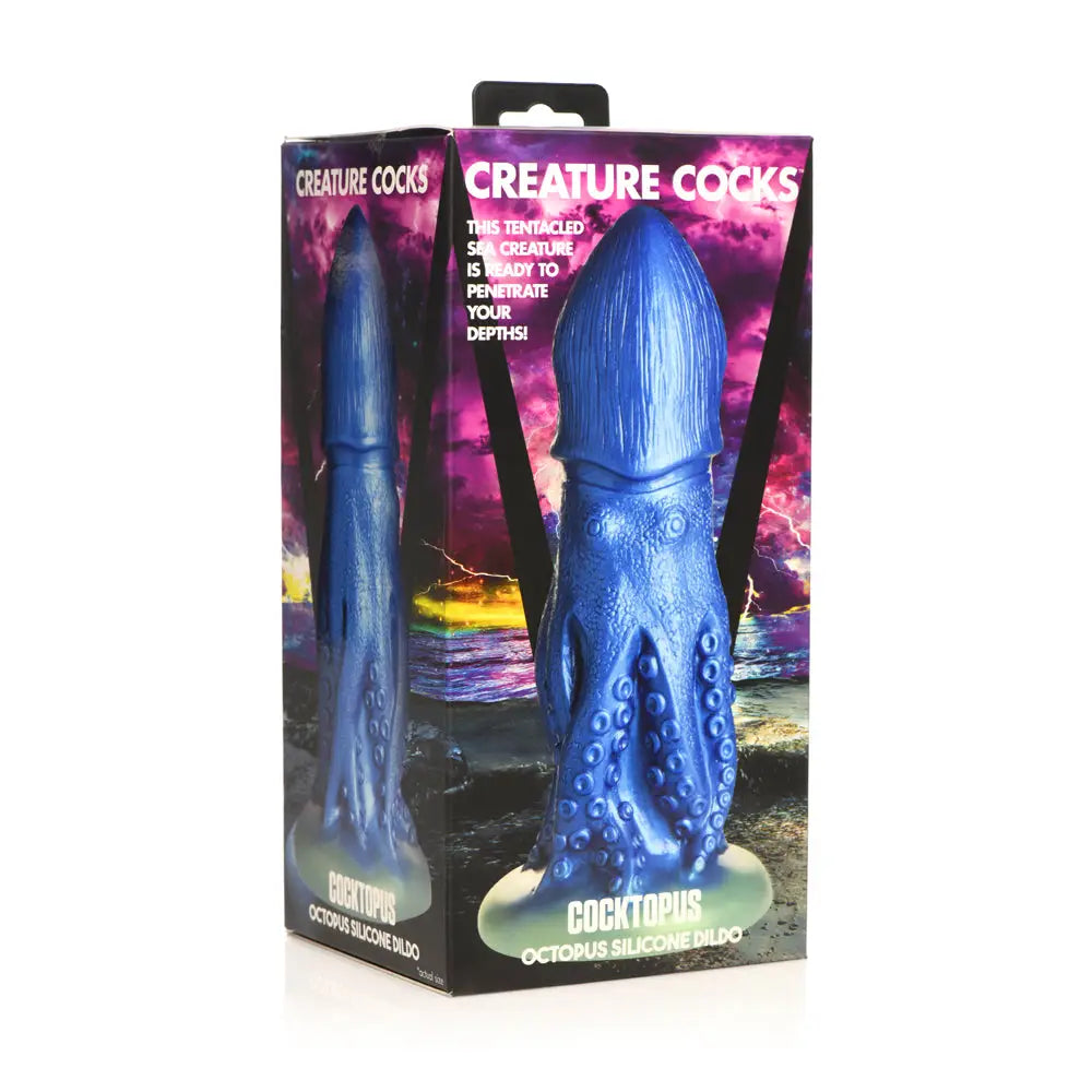 Cocktopus Octopus Silicone Dildo - Blue