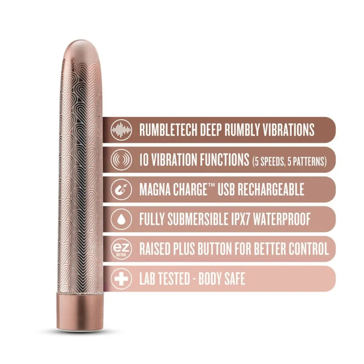 The Collection Lattice 7" Rechargeable Vibrator - Rolik®