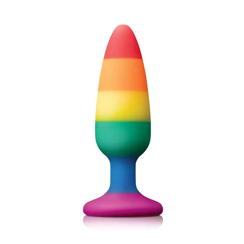 Colours Pleasure Plug - Medium / Rainbow - Butt