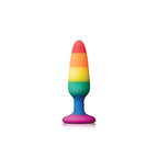 Colours Pleasure Plug - Small / Rainbow - Butt
