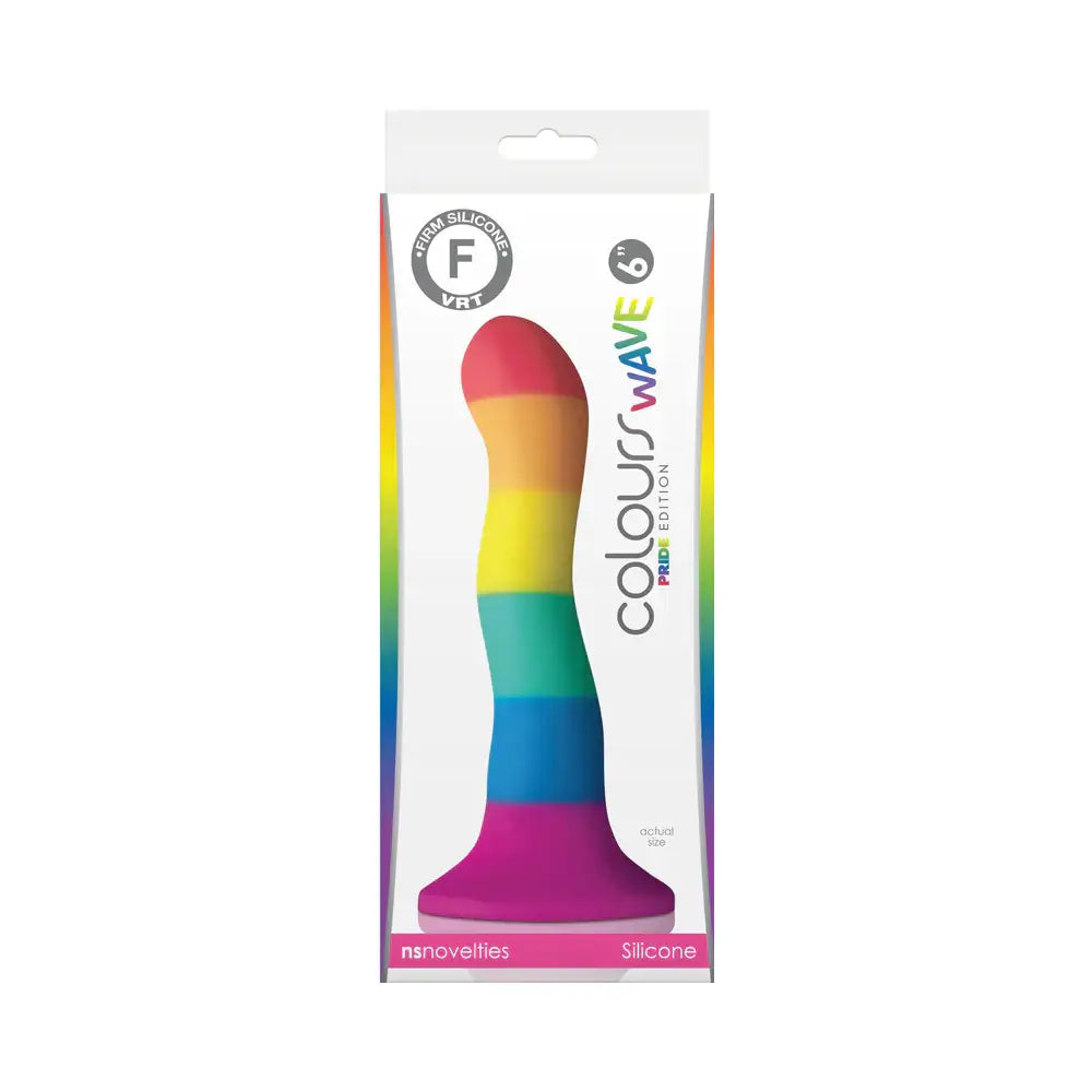 Colours Pride Edition Wave Dildo - Rainbow