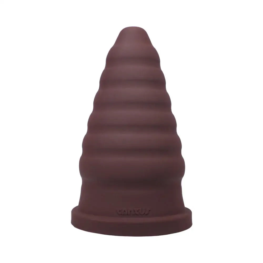 Cone Ripple Plug Burgundy Butt
