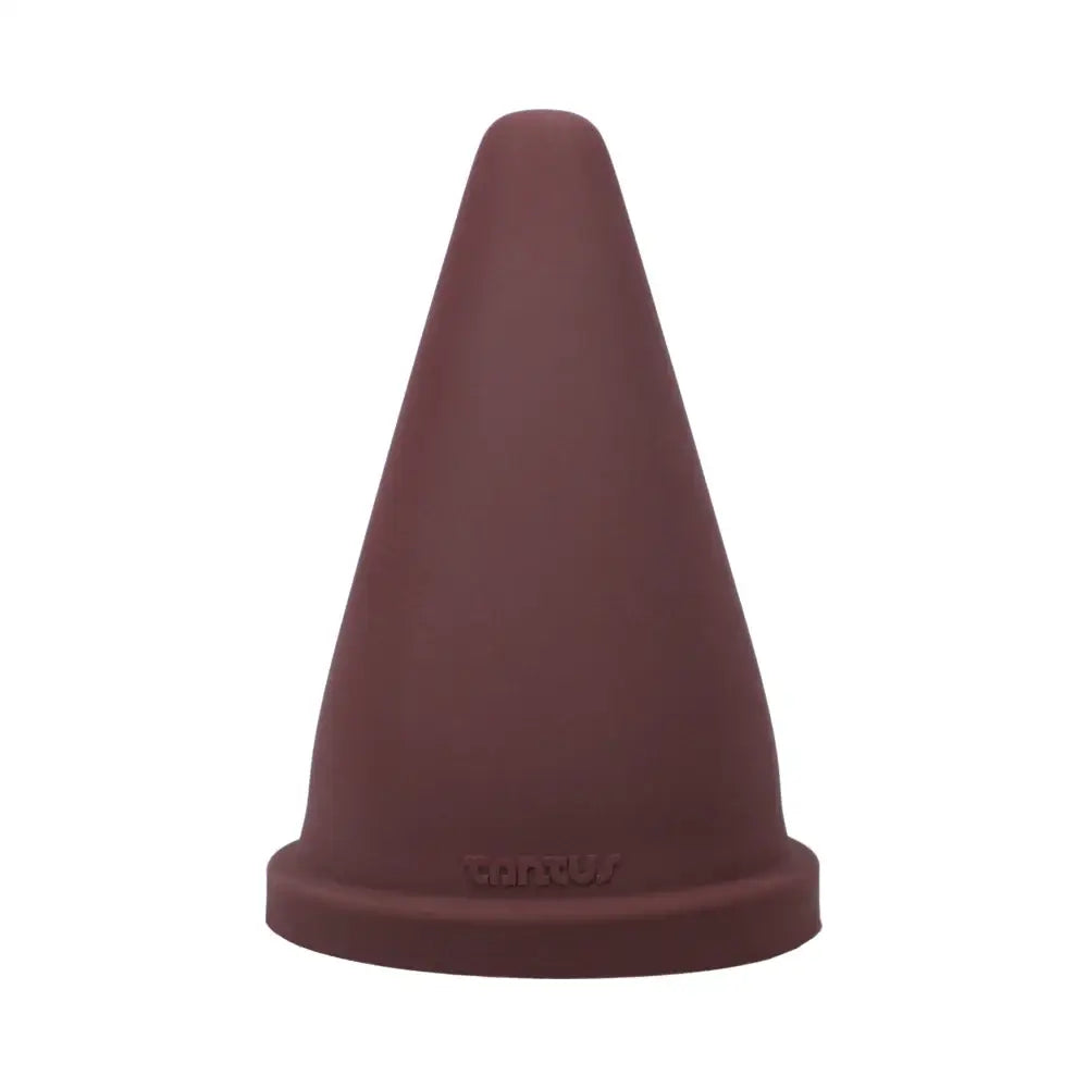Cone Squat Dildo Burgundy