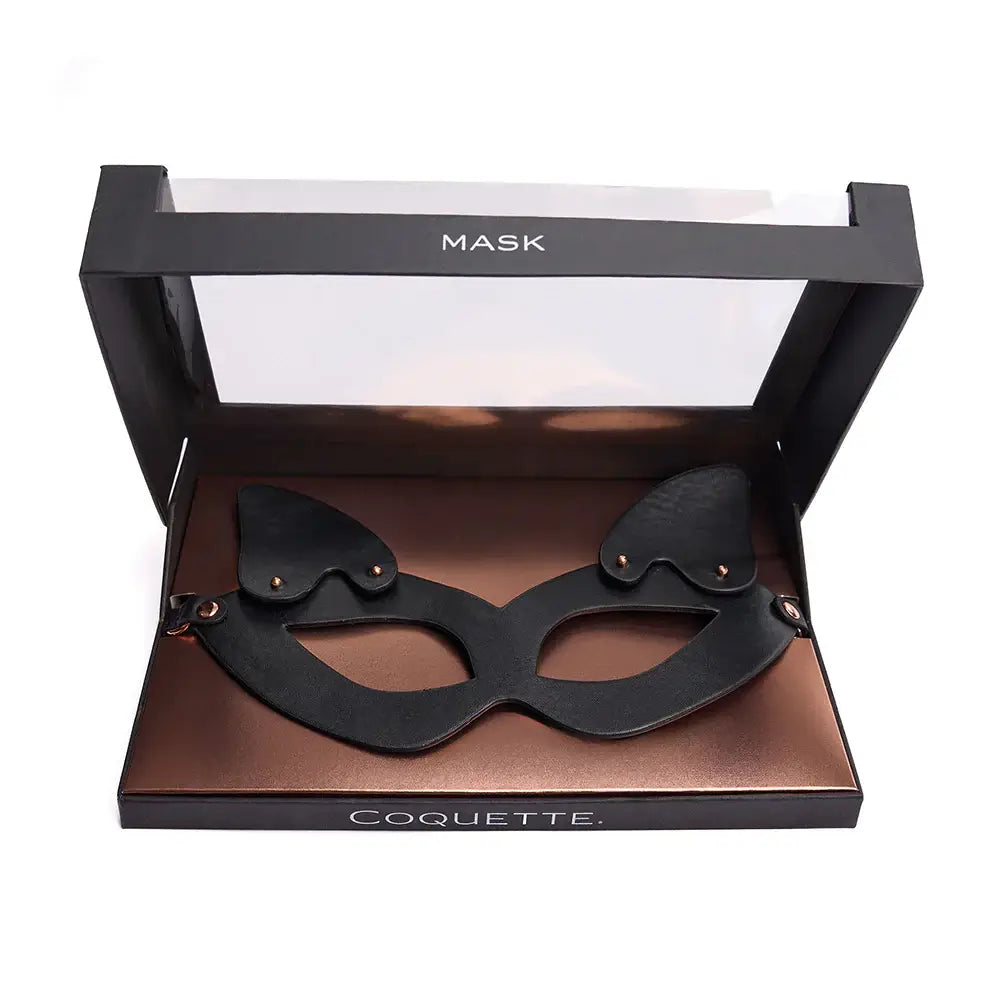 Black Feline Fatale Mask