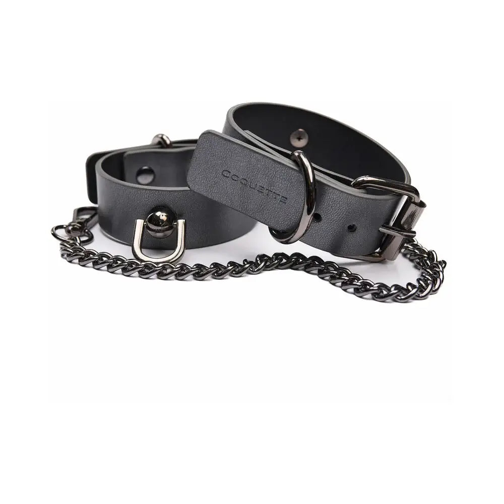 Gunmetal Glam Pleasure Cuffs