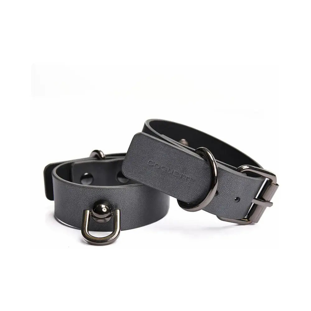 Gunmetal Glam Pleasure Cuffs