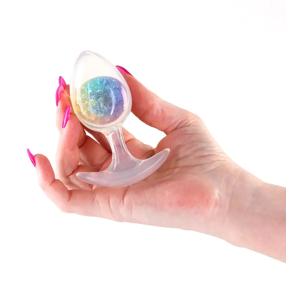 Cosmic Glams Silicone & Glass Plug