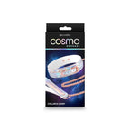Cosmo Bondage Collar and Leash - Rainbow - Restraints