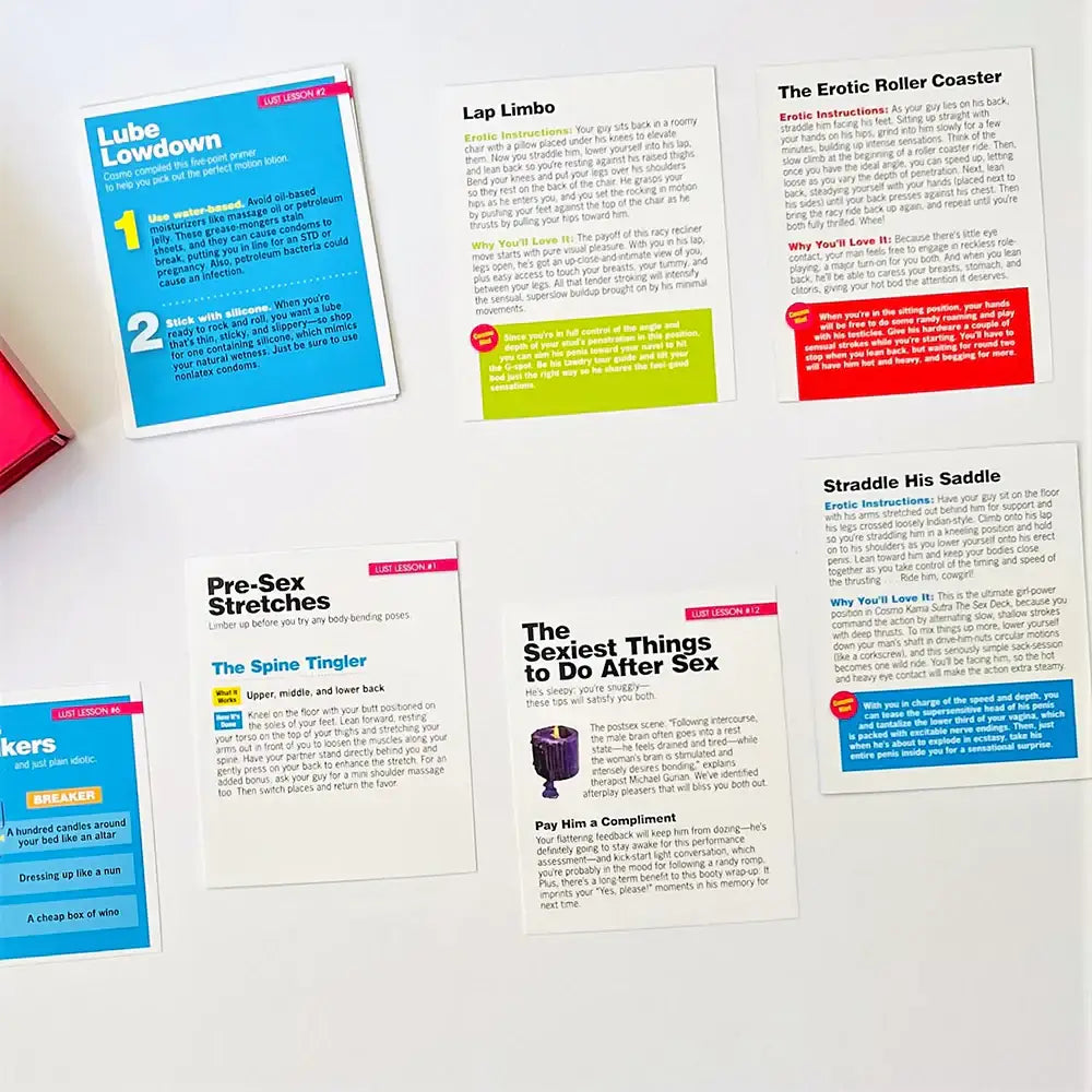 Cosmo Kama Sutra Sex Deck - 99 Sex Positions That Will Blow Your Mind - Rolik®