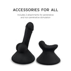 The Cowgirl™ Cone Portable Premium Sex Machine - Black - Vibrator