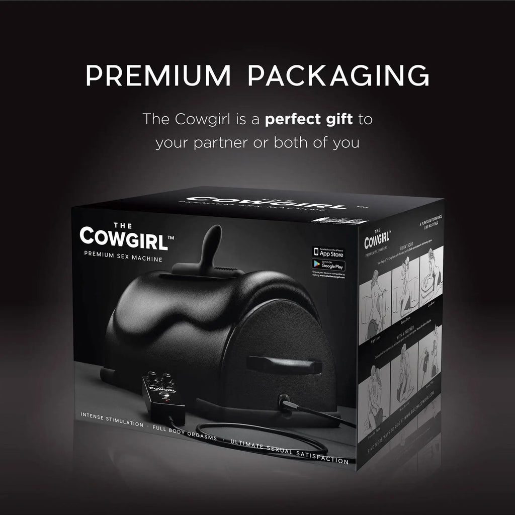 Cowgirl Premium Sex Machine - Black - Vibrator
