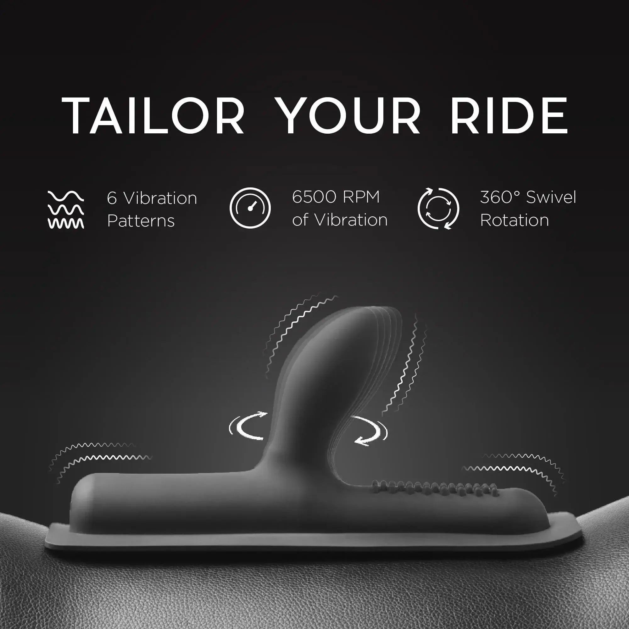 Cowgirl Premium Sex Machine - Black - Vibrator