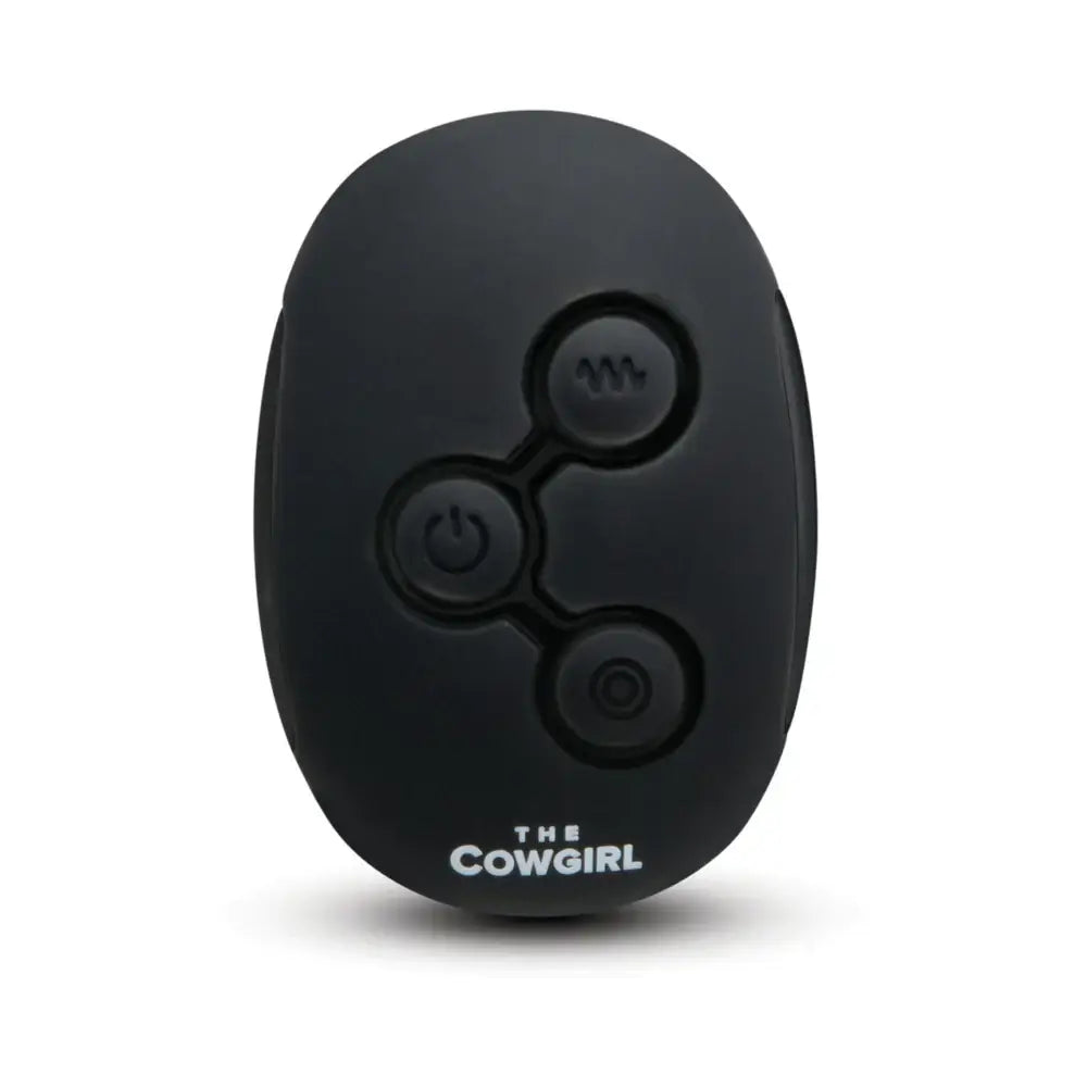 The Cowgirl Rodeo Rumbler Rideable Vibrating & Tapping Sex Machine Black Vibrator