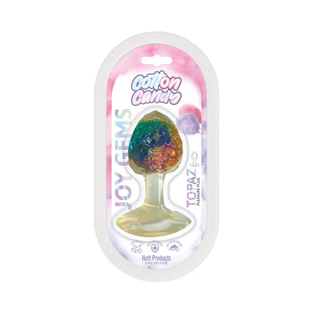 Hott Products Cotton Candy Joy Gems Topaz Silicone Plug - Rolik®