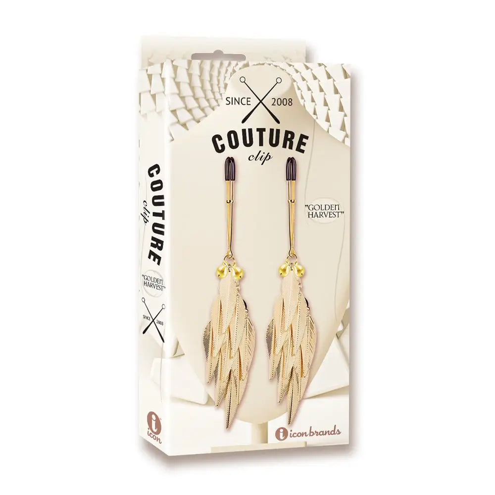 Couture Clips Golden Harvest Luxury Nipple Clamps - Rolik®