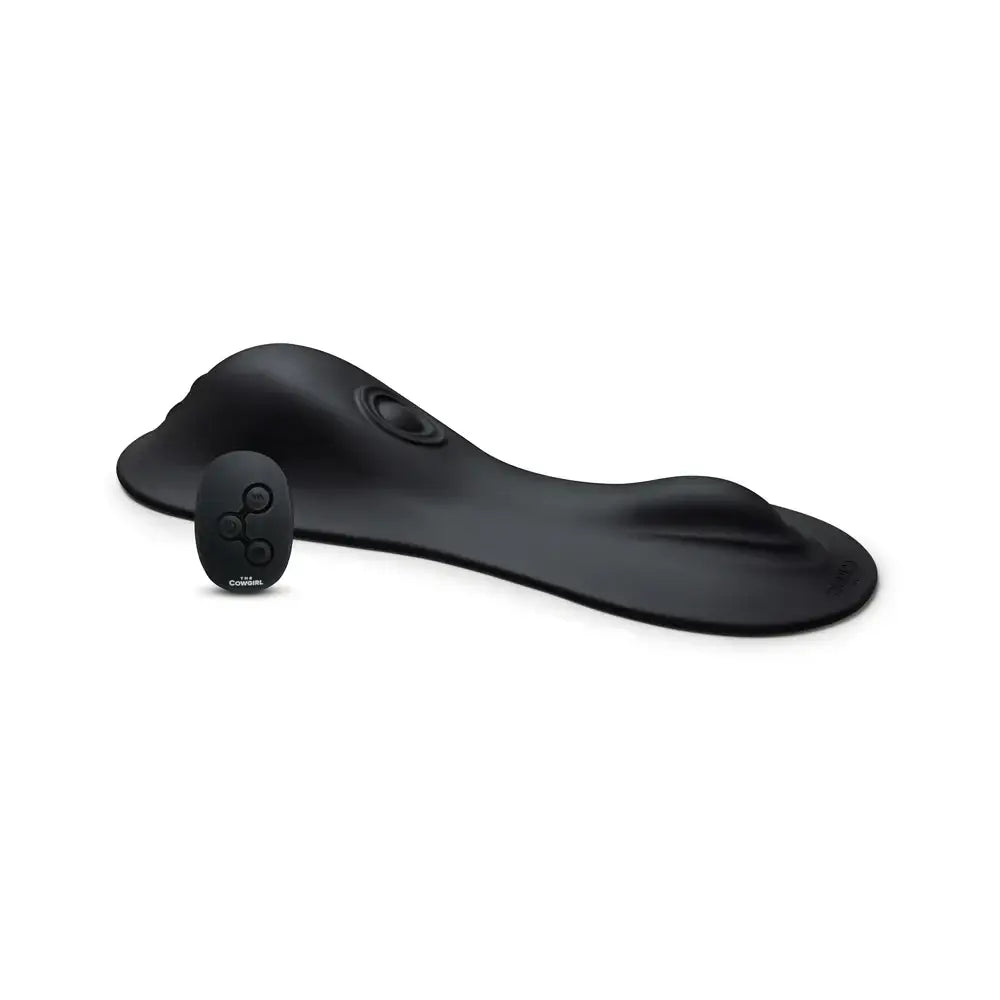 The Cowgirl Rodeo Rumbler Rideable Vibrating & Tapping Sex Machine Black Vibrator