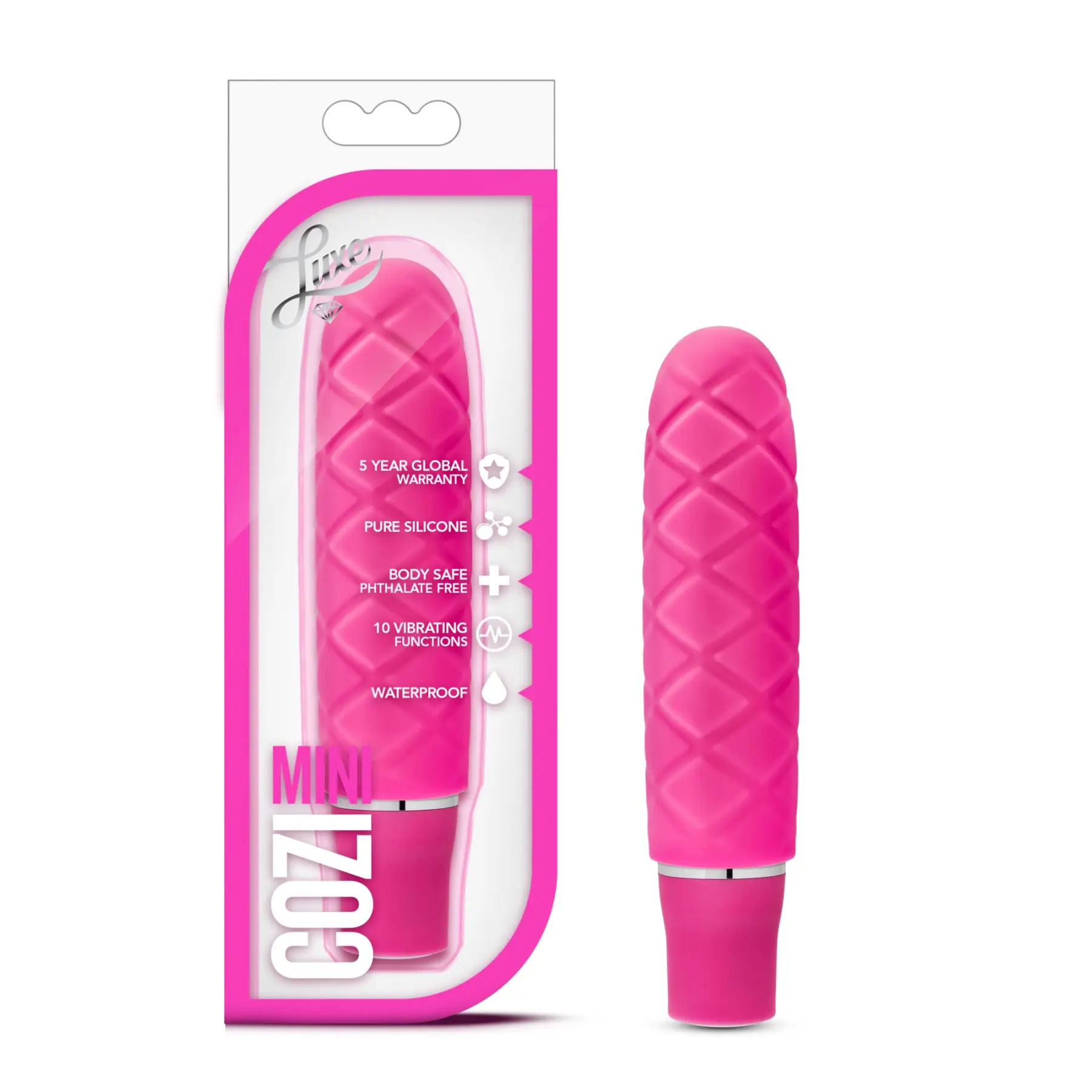 Blush Novelties® Cozi Mini Vibrator Fuchsia Rolik