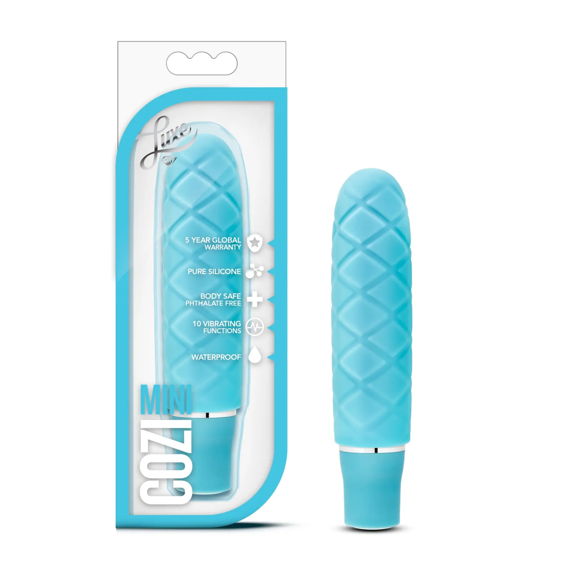 Blush Novelties® Cozi Mini Vibe Aqua - Rolik®