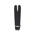 CRAVE Duet Flex Dual-Tip Clitoral Vibrator | 12 Patterns Waterproof Black