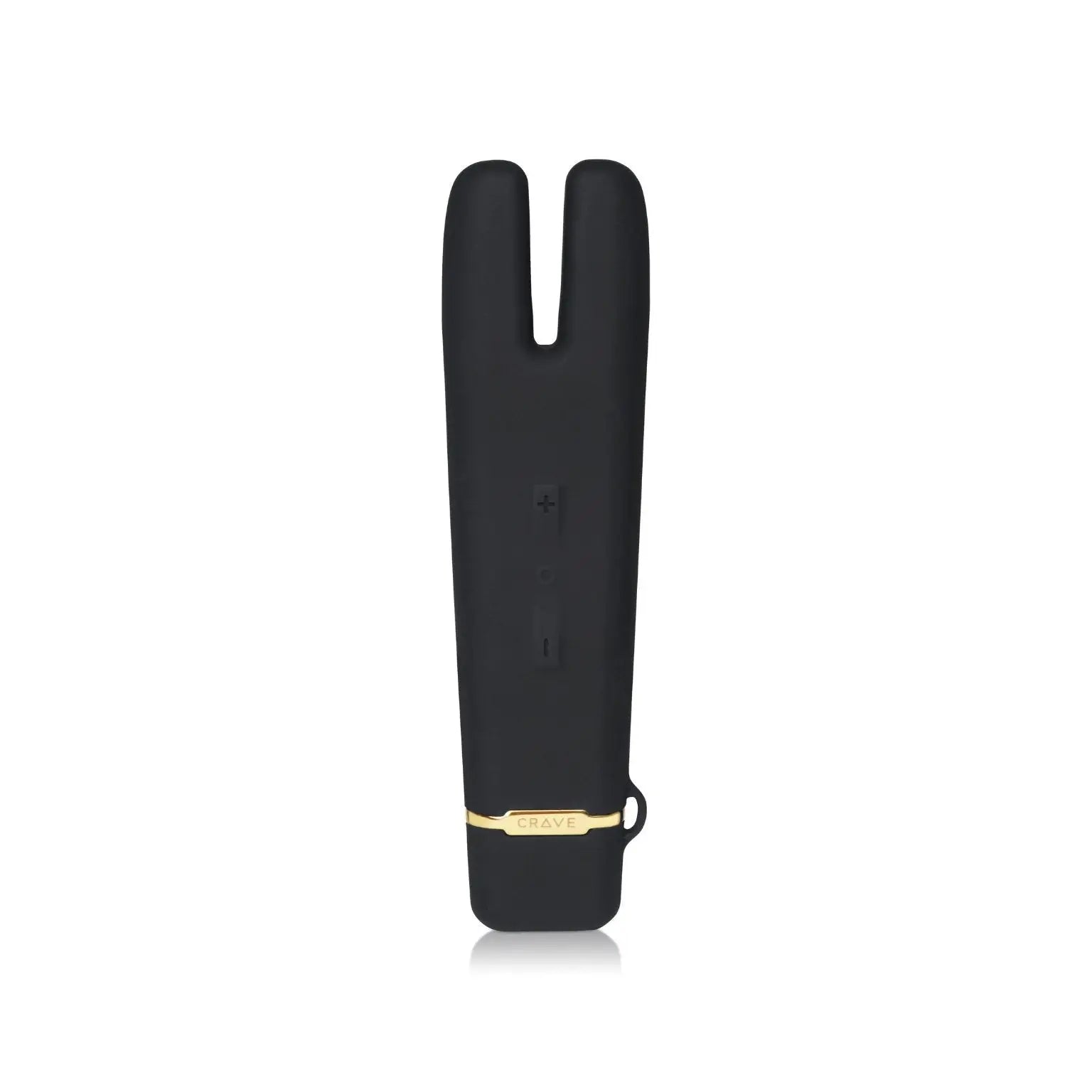 CRAVE Duet Flex Dual-Tip Clitoral Vibrator | 12 Patterns Waterproof Black