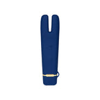 CRAVE Duet Flex Dual-Tip Clitoral Vibrator | 12 Patterns Waterproof Blue